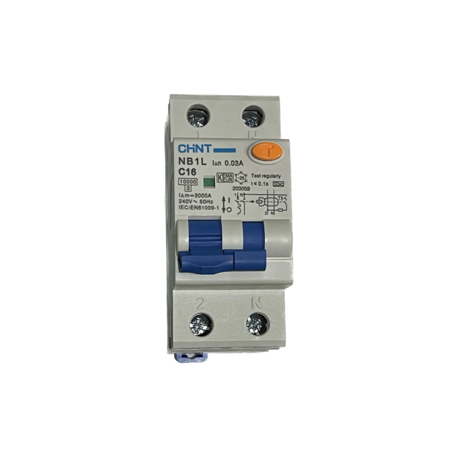 RCBO 1P+N 2 MODULE