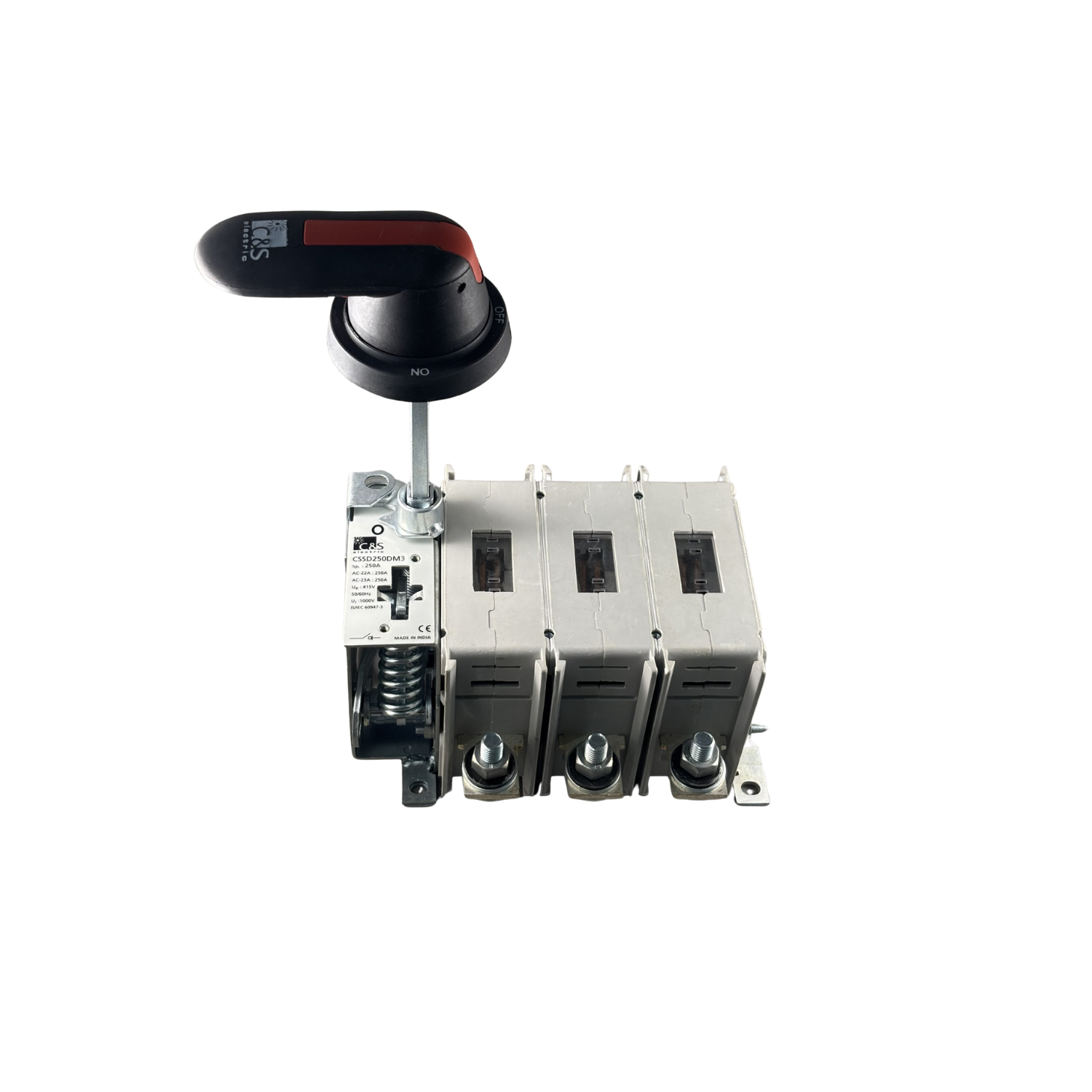 C&S DM-SERIES LOAD BREAK SWITCH 3P 690V (AC23 415V) 250A C/W SHAFT & I
