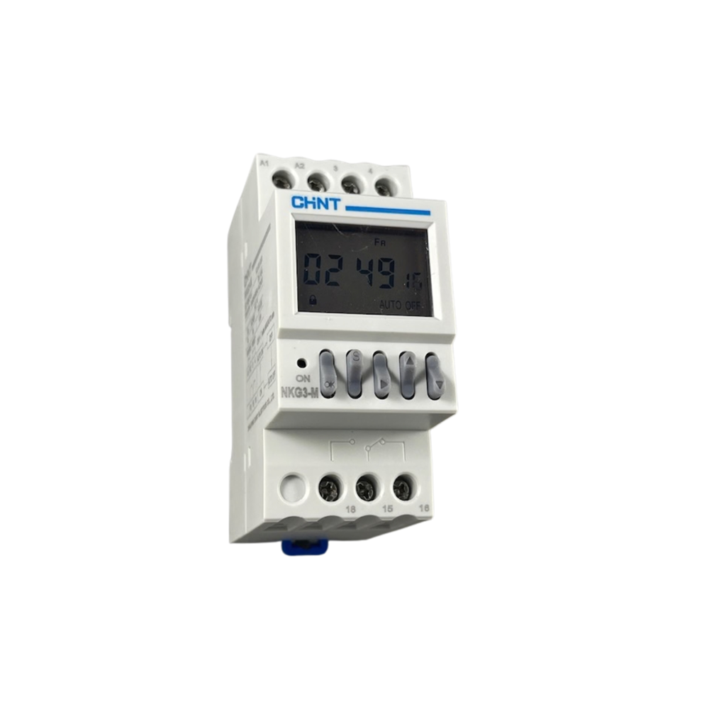 CHINT TIMER DIGITAL 24H / 7 DAY MULTI PROGRAMS WITH BATTERY BACK-UP 24