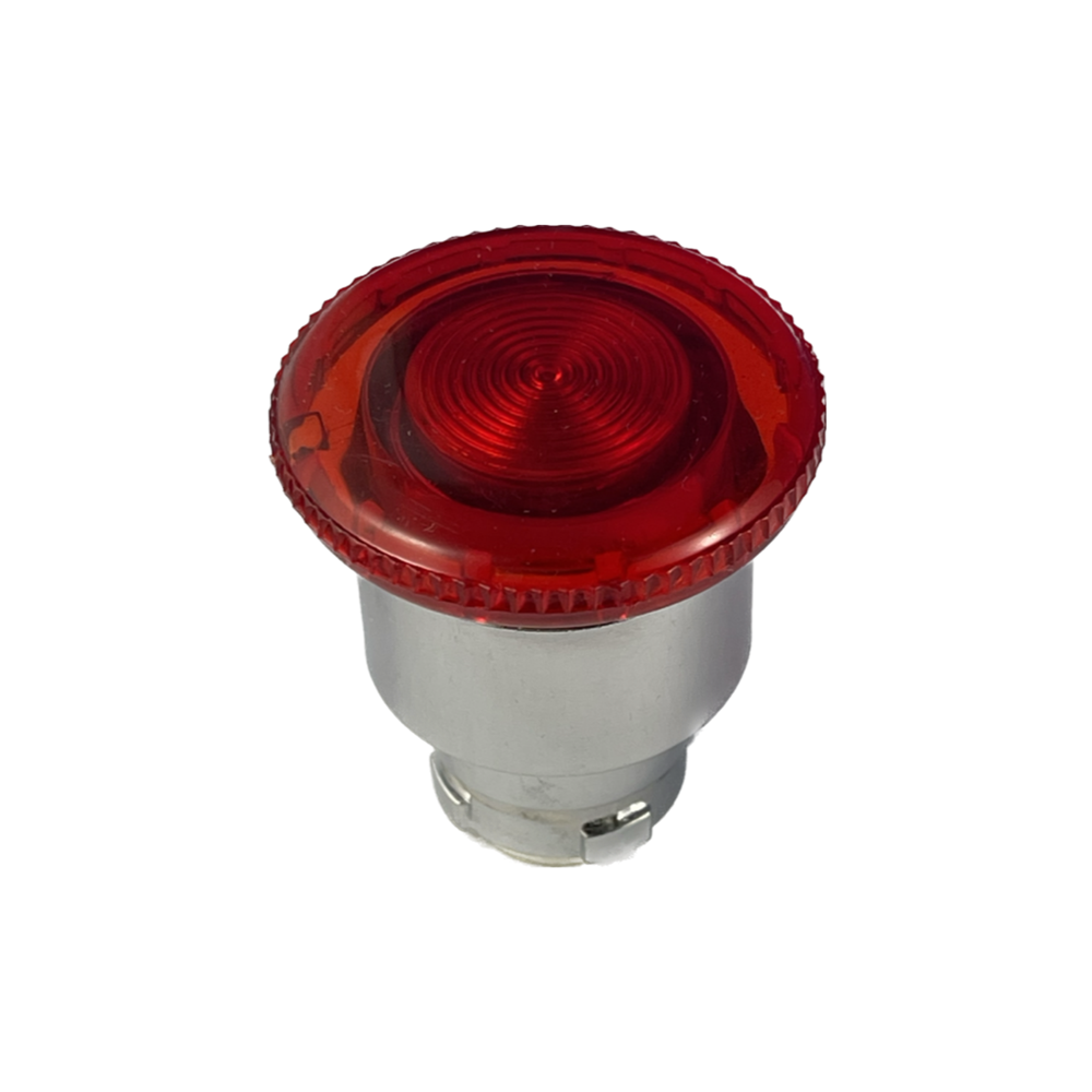 C&S ILLUMINATED EMERGENCY STOP METAL 22.5MM PUSH PULL 60MM RED