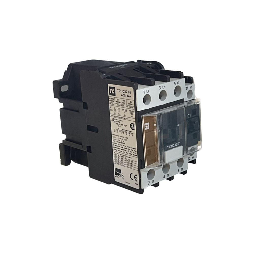 C&S ROBUSTA CONTACTOR 3P 15KW 32A (AC3 415V) 1NC AUX CONTACT 415V COIL