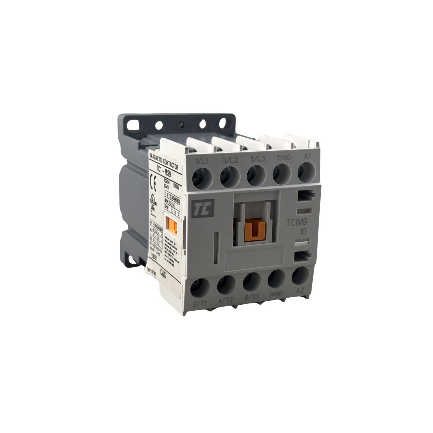 C&S ROBUSTA MINI CONTACTOR 3P 4KW 9A (AC3 415V) 1NO AUX CONTACT 240V C