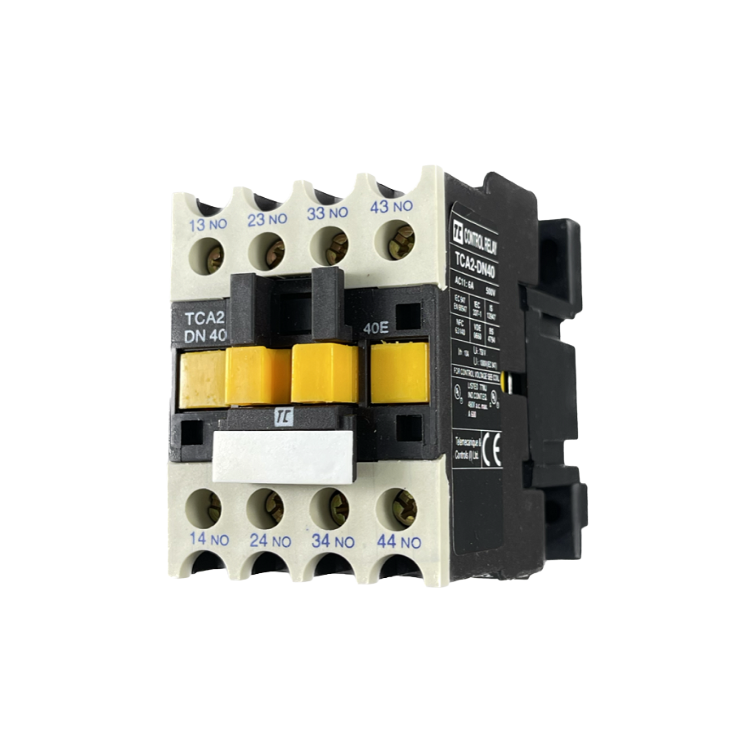 C&S ROBUSTA AC CONTROL RELAY 10A 4NO AUX CONTACT 240VAC COIL