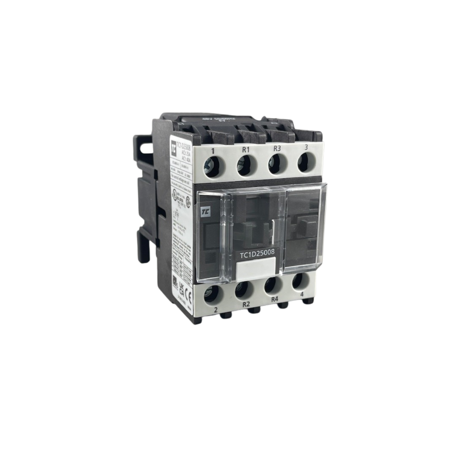 C&S ROBUSTA DC CONTACTOR 4P 11KW 25A (AC3 415V) 2NO+2NC MAIN CONTACT 1